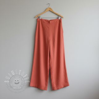 Baumwollstoff mit Leinen brick