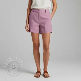 Baumwollstoff mit Leinen old pink