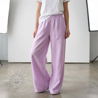 Baumwollstoff mit Leinen lilac