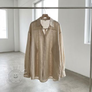 Baumwollstoff mit Leinen pebble