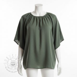 Baumwollstoff mit Leinen army