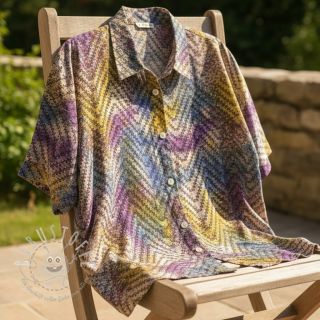 Baumwollstoff UNIQUE BATIK design D purple