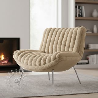 Kunstfell Barracuda beige