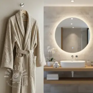 Kuschelfrottee Animal skin sand