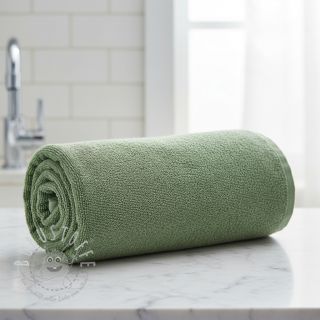 Frottee elastisch old green