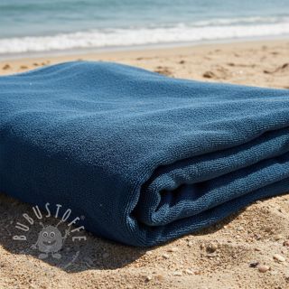 Frottee elastisch blue