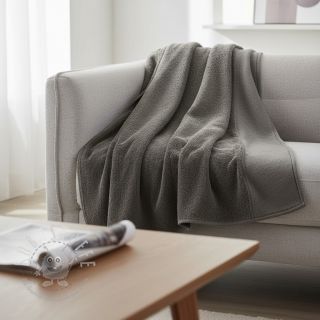 Frottee elastisch anthracite