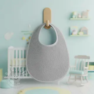 Frottee elastisch light grey