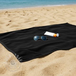 Frottee elastisch black