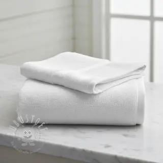 Frottee elastisch white