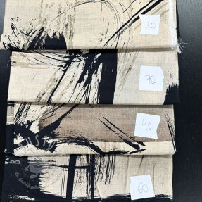 Stoffreste Viskosestoff leinen 162