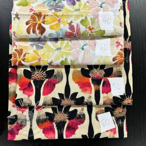 Stoffreste Leinen mit Baumwolle 060