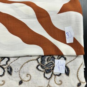 Stoffreste Viskosestoff leinen 153