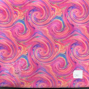 Stoffreste Sommersweat digital print 0362