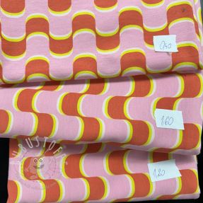 Stoffreste Sommersweat digital print 0357