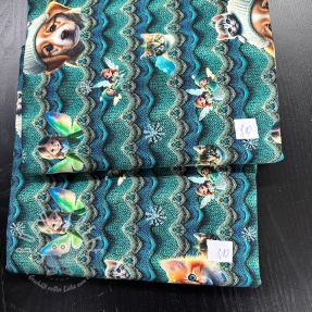 Stoffreste Sommersweat digital print 0348