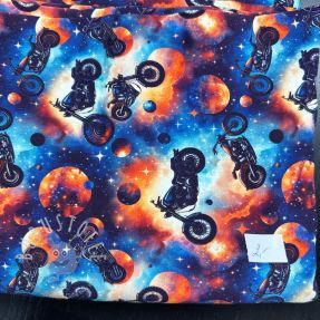 Stoffreste Sommersweat digital print 0355