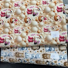 Stoffreste digi print jersey 2177