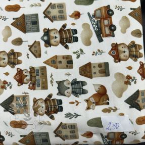 Stoffreste digi print jersey 2194