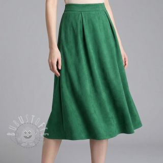 Suede stretch SCUBA dark green