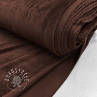 Samt VELVET STRETCH dark brown
