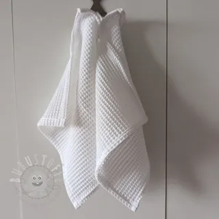 Waffelstoff white