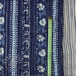 Baumwollstoff QUILT Gange bleu