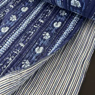 Baumwollstoff QUILT Gange bleu
