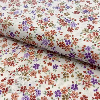 Baumwollstoff Simie flowers offwhite digital print