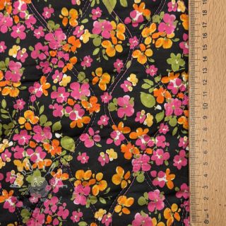 Baumwollstoff VOILE STEPPED Ophelia flower digital print