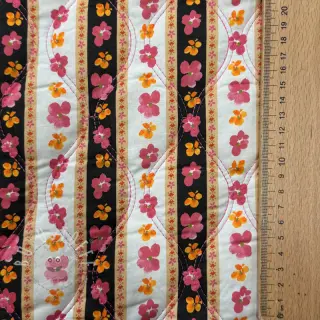 Baumwollstoff VOILE STEPPED Ophelia flower digital print