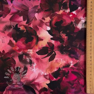 Baumwollstoff SATIN Zurie flower digital print