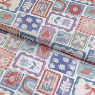 Baumwollstoff Patchwork digital print