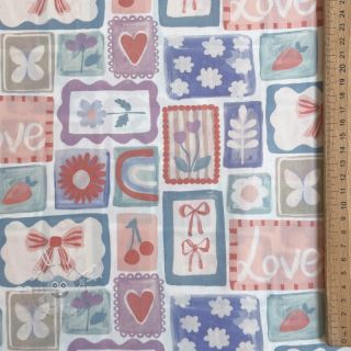 Baumwollstoff Patchwork digital print