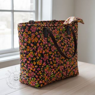 Baumwollstoff VOILE STEPPED Ophelia flower digital print