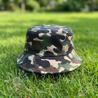 Baumwollstoff Camouflage green digital print