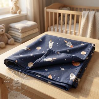 Baumwollstoff Space digital print