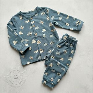 Baumwollstoff Vehicles petrol