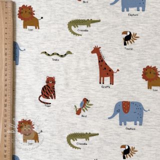 Jersey Safari melange light grey