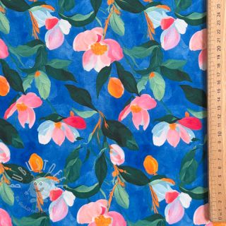 Viskosestoff STRETCH Flowers Dorothia digital print