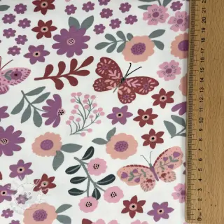 Sweatstoff Flowers Azriel offwhite