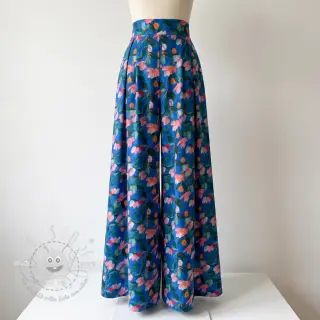 Viskosestoff STRETCH Flowers Dorothia digital print