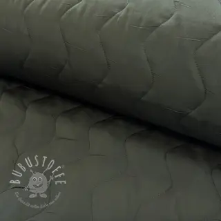 Steppstoffe ZIG ZAG army green