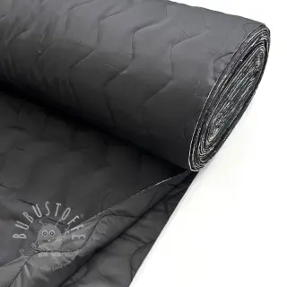 Steppstoffe ZIG ZAG black
