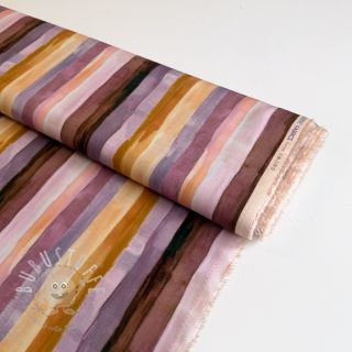 Viskosestoff RADIANCE Stripes lavender digital print