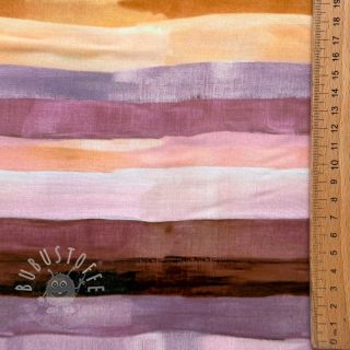 Viskosestoff RADIANCE Stripes lavender digital print