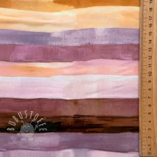 Viskosestoff RADIANCE Stripes lavender digital print