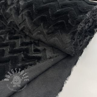 Fleece Abstract black