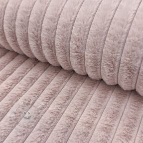 Kunstfell Stripes Luxe old rose