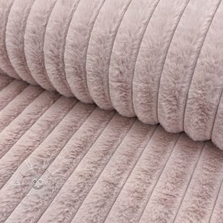Kunstfell Stripes Luxe old rose